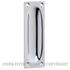 TRADCO 1588 FLUSH PULL 88 X 28MM CHROME PLATE