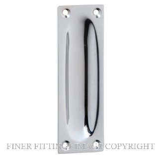 TRADCO 1586 FLUSH PULL 88 X 28MM SATIN CHROME