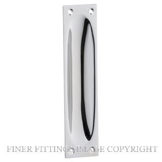 TRADCO 1589 FLUSH PULL 140 X 32MM CHROME PLATE