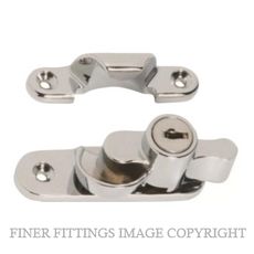 TRADCO 1609 SASH FASTENER KEY OPERATED SATIN CHROME