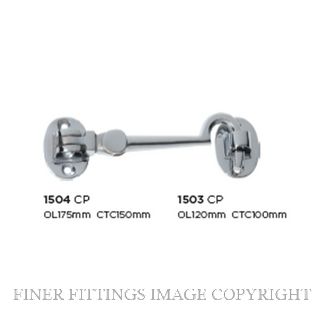 TRADCO 1503 CABIN HOOK 100MM CHROME PLATE