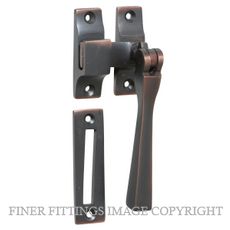 TRADCO 1691 CASEMENT FASTENER SQUARE ANTIQUE COPPER