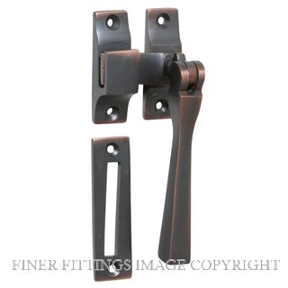 TRADCO 1691 CASEMENT FASTENER SQUARE ANTIQUE COPPER