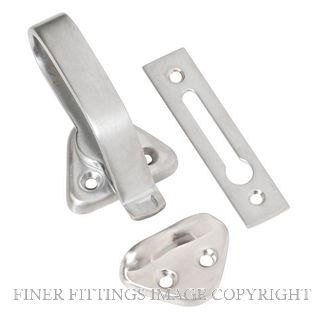 TRADCO 1688 HOPPER WINDOW CATCH SATIN CHROME