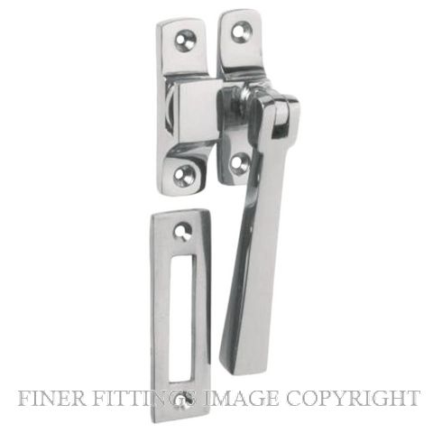 TRADCO 1692 CASEMENT FASTENER SQUARE CHROME PLATE