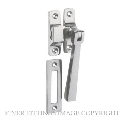 TRADCO 1693 CASEMENT FASTENER SQUARE SATIN CHROME