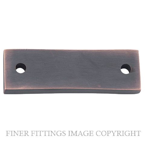 TRADCO 1695 ADAPTOR PLATE SQUARE FASTENER ANTIQUE COPPER