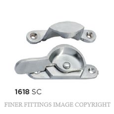 TRADCO 1618 SASH FASTENER NARROW SATIN CHROME