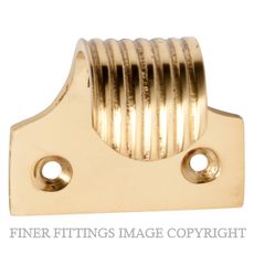 TRADCO 1635 SASH LIFT REEDED POLISHED BRASS