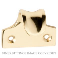 TRADCO 1637 SASH LIFT DISHED POLISHED BRASS