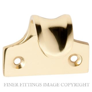 TRADCO 1637 SASH LIFT DISHED POLISHED BRASS