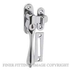 TRADCO 1776 CASEMENT FASTENER KEY OPERATED LH CHROME PLATE