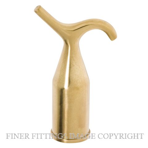 TRADCO 1782 POLE HOOK POLISHED BRASS