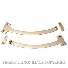 TRADCO 1783 FANLIGHT STOP (PAIR) POLISHED BRASS