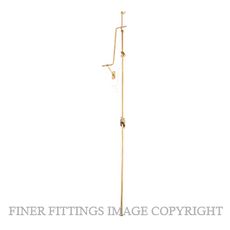 TRADCO 1784 FANLIGHT WINDOW OPERATOR 900MM ROD POLISHED BRASS