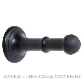 TRADCO 1821 DOOR STOP CONCEALED FIX MATT BLACK