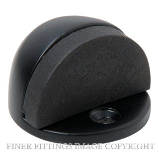 TRADCO 1822 DOOR STOP OVAL MATT BLACK