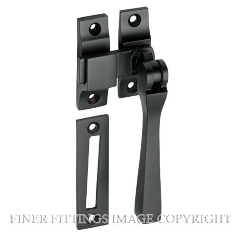 TRADCO 1823 CASEMENT FASTENER SQUARE MATT BLACK