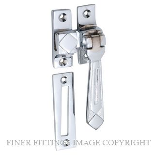 TRADCO 1754 CASEMENT FASTENER DECO CHROME PLATE