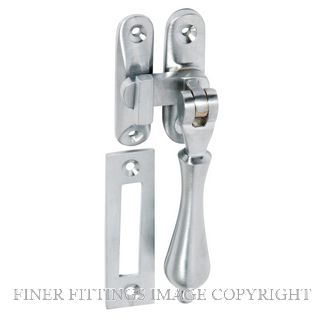 TRADCO 1753 CASEMENT FASTENER TEARDROP SATIN CHROME