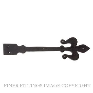 TRADCO DECORATIVE HINGE MI 400MM MATT BLACK