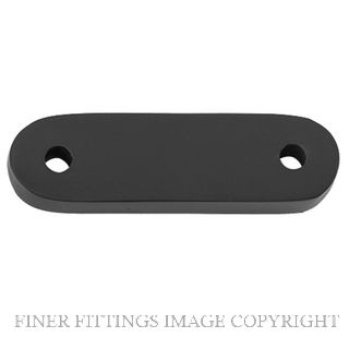 TRADCO 1854 ADAPTOR PLATE TEARDROP FASTENER MATT BLACK