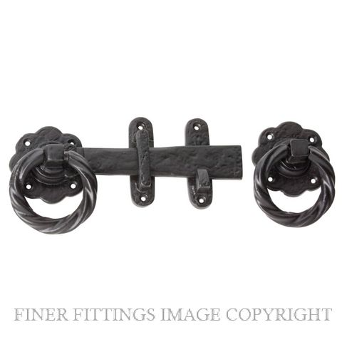 TRADCO 1868 GATE LATCH MI MATT BLACK