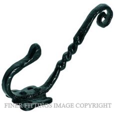 TRADCO 1885 HAT & COAT HOOK MI MATT BLACK