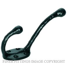 TRADCO 1887 HAT & COAT HOOK MI MATT BLACK