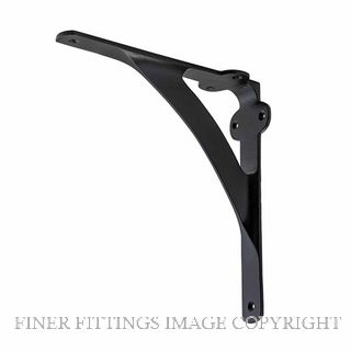 TRADCO SHELF BRACKET CI 130 X 130MM MATT BLACK