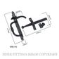 TRADCO 1916 SUFFOLK LATCH MI MATT BLACK