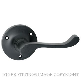 TRADCO VICTORIAN LEVER ON ROSE FG MATT BLACK