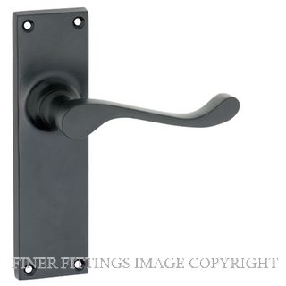 TRADCO 1930 VICTORIAN LEVER LATCH FG MATT BLACK