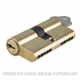 TRADCO 2045 EURO CYLINDER (C4) DOUBLE 60MM POLISHED BRASS