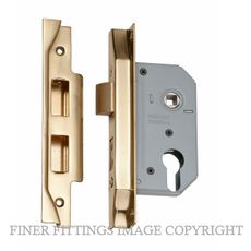 TRADCO 2148 - 2149 REBATED EURO LOCKS POLISHED BRASS