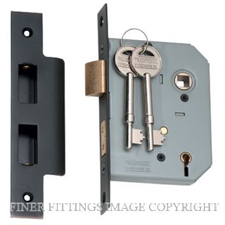 TRADCO 2158 5 LEVER LOCK ANTIQUE COPPER