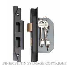 TRADCO 2162 - 2163 REBATED 5 LEVER LOCKS ANTIQUE COPPER