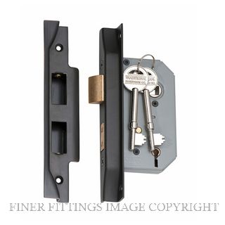 TRADCO 2162 REBATED 5 LEVER LOCK ANTIQUE COPPER