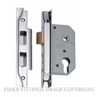 TRADCO 2172 REBATED EURO LOCK CHROME PLATE