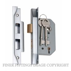 TRADCO 2178 - 2179 REBATED 5 LEVER LOCKS SATIN CHROME