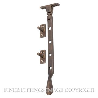 TRADCO CASEMENT STAY 200MM ANTIQUE BRASS