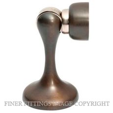 TRADCO 2292 DOOR STOP MAGNETIC ANTIQUE BRASS