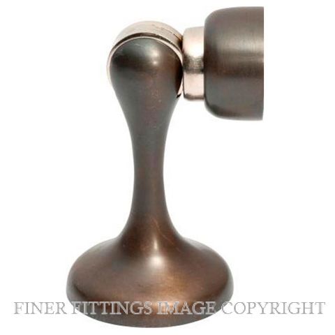 TRADCO 2292 DOOR STOP MAGNETIC ANTIQUE BRASS