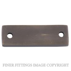 TRADCO 2297 ADAPTOR PLATE SQUARE FASTENER ANTIQUE BRASS