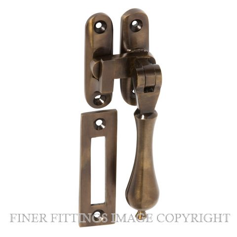 TRADCO 2310 CASEMENT FASTENER TEARDROP ANTIQUE BRASS