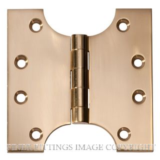 TRADCO HINGE PARLIAMENT 100X100MM POLISHED BRASS