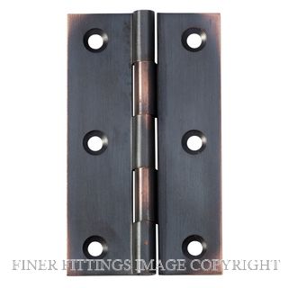 TRADCO 2570 HINGE FIXED PIN 89 X 50MM ANTIQUE COPPER