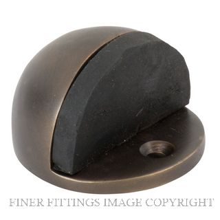 TRADCO 2350 DOOR STOP OVAL ANTIQUE BRASS