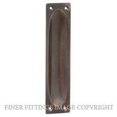 TRADCO 2348 FLUSH PULL 140 X 32MM ANTIQUE BRASS