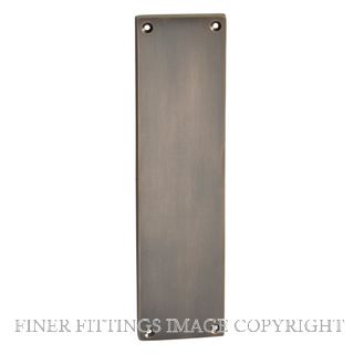TRADCO 2359 FINGER PLATE 240X60MM ANTIQUE BRASS